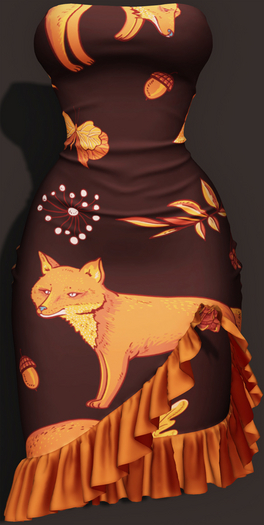 SKBW Rita Dress - Foxy