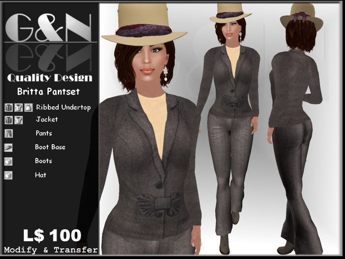 G&N Quality Design Britta Pant Set