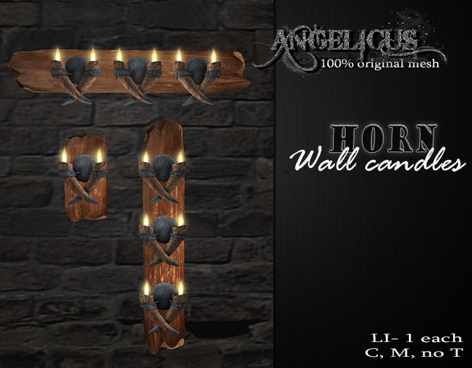 ::ANGELICUS:: Horn candles