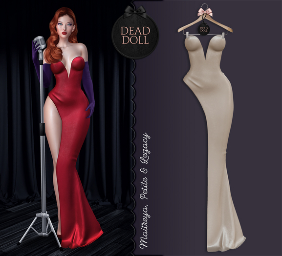 DEAD DOLL - Jessica Dress - Sand
