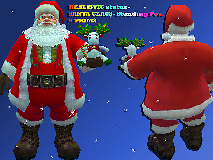 Realistic statue SANTA CLAUS Standing Pos.
