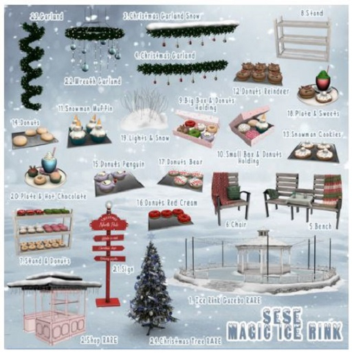 16. Sese - Magic Ice Rink - Donuts Red Cream