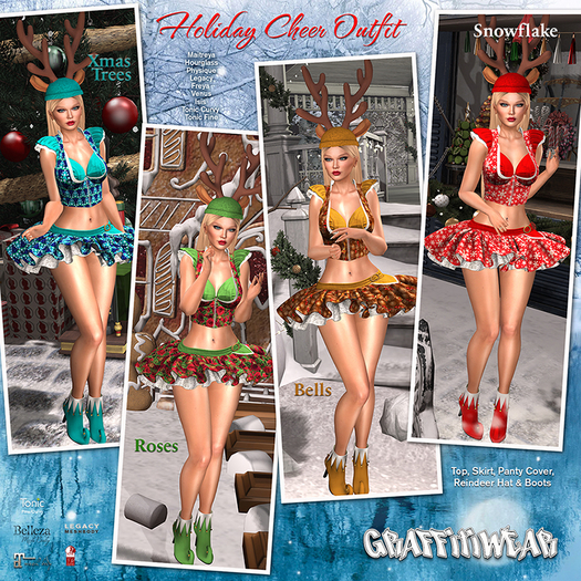 Graffitiwear Holiday Cheer Outfit DEMO