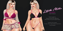LM SLEEPY Pyjama Velvet [DEMO] - 4 Piece Pyjama Set for Maitreya Petite Kupra Bimbo Kups Legacy Freya Hourglass Reborn