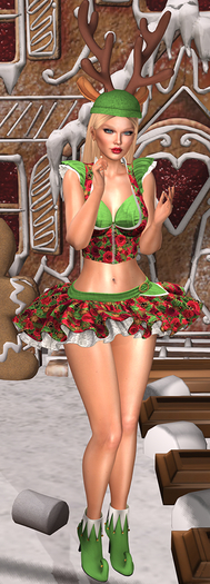 Graffitiwear Roses Holiday Cheer Outfit