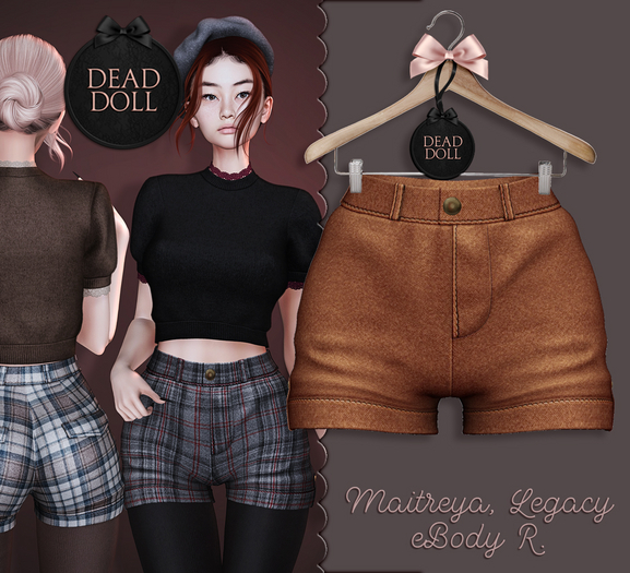 DEAD DOLL - Aileen Shorts - Pumpkin