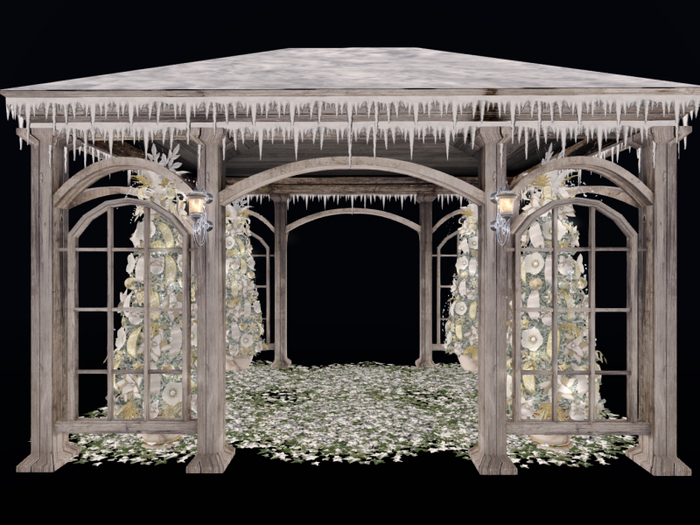MC Winter Elegance Holiday Tree Gazebo