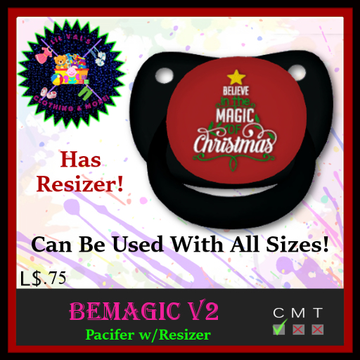 *LVD* BeMagic v2 Binky/Pacifer