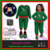 *LVD*  Tree Rex Outfit - BeBe (Youth & Youth CHONK)