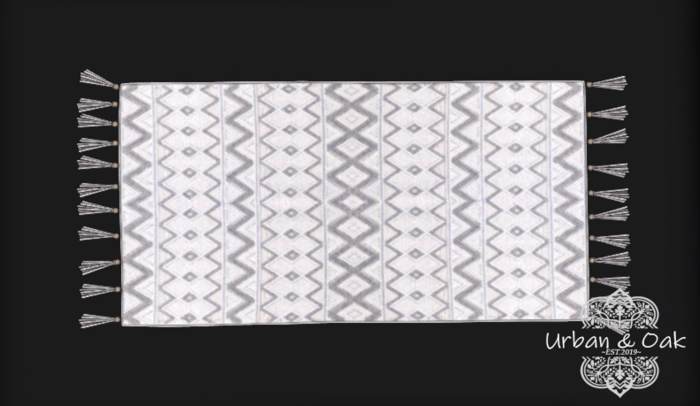 {U&O} Ziggy Fringe Rug