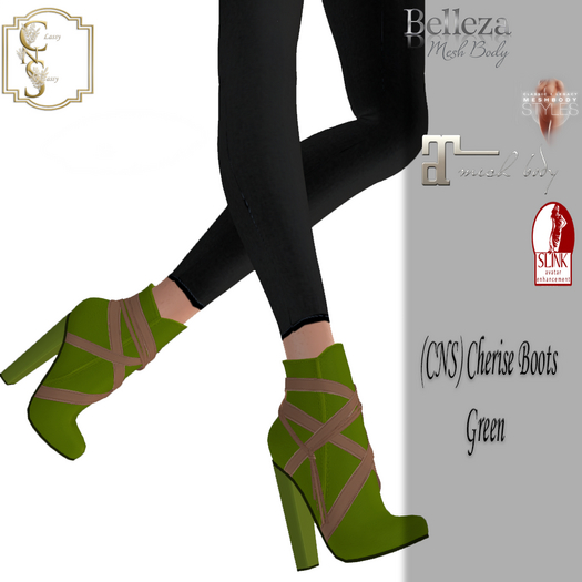 (CNS) Cherise Boots Green
