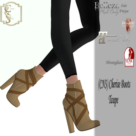 (CNS) Cherise Boots Taupe