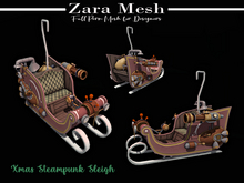 ZM - Christmas - Steampunk Sleigh - FULL PERM MESH