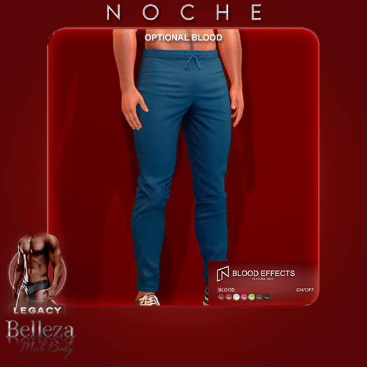 Noche. Scrubs Pants Blue
