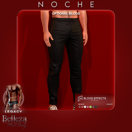 Noche. Scrubs Pants Black