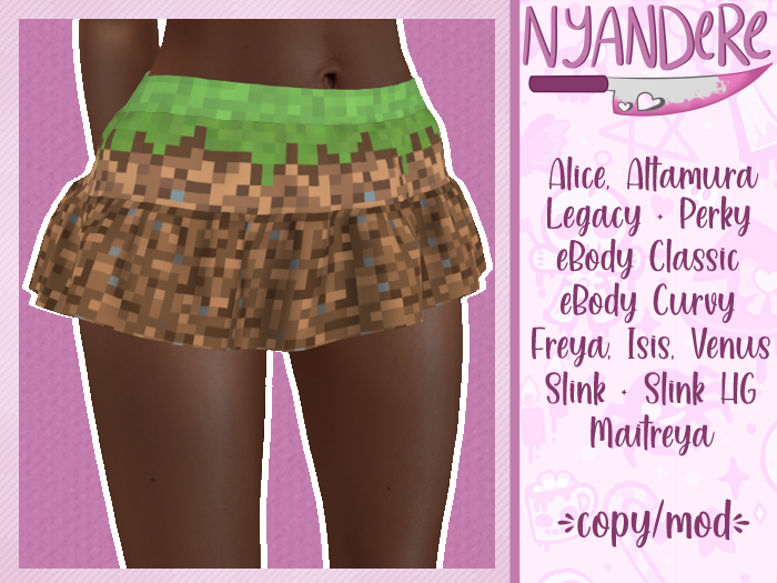 <iD> Block Dirt Skirt [Maitreya]