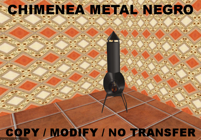 Chimenea Metal Negro*