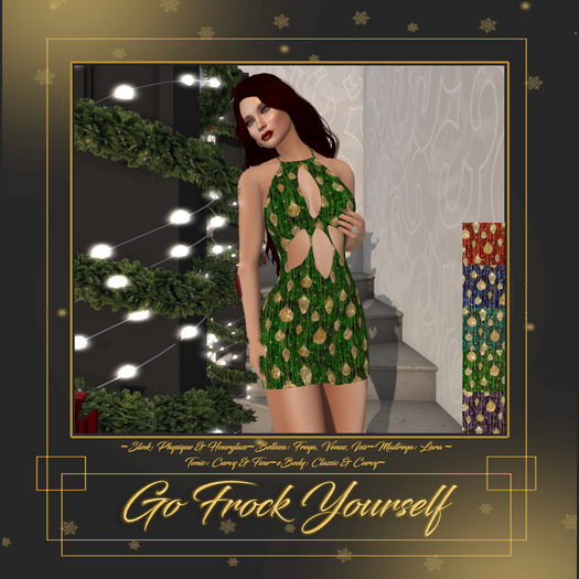 Ornaments Cutout Dress