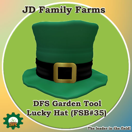 DFS Garden Tool Lucky Hat (FSB#35) - St. Patrick's Day - Rare Limited Collectible Wearable