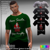 50% CHRISTMAS DISCOUNT *DCDM* Devin Mesh T'shirt Dear Santa Define Naughty 