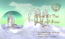 Nala Design - Winter Lit Tree Arch & Grass 4LI/1LI