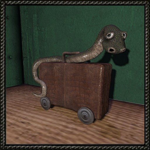 Cica's suitcase snake