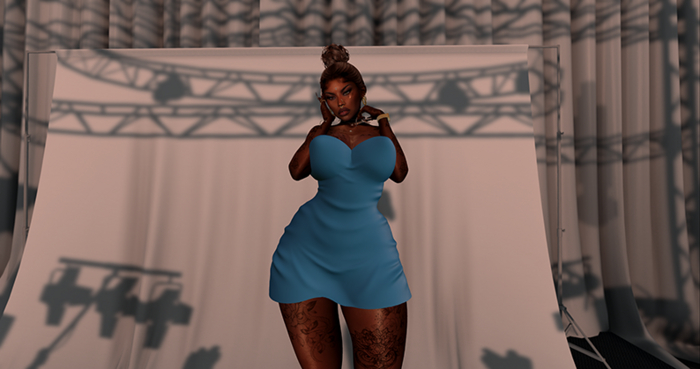 _Wls_ Bustier Dress Azure 