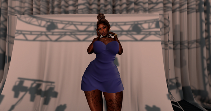 _Wls_ Bustier Dress Berry