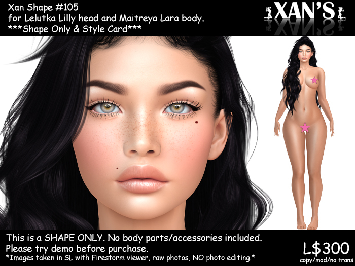 Xan Shape - DEMO 105 Lilly
