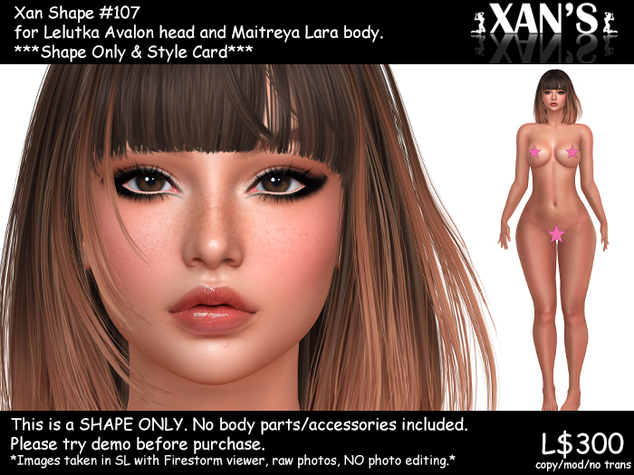 Xan Shape - DEMO 107 Avalon