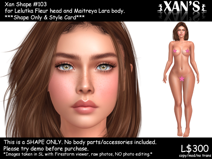 Xan Shape - 103 - Fleur