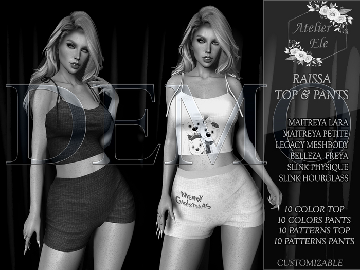 *DEMO* {AE}  RAISSA TOP & PANTS
