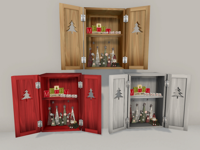 *CHRISTMAS SHELF DECOR  3 COLORS