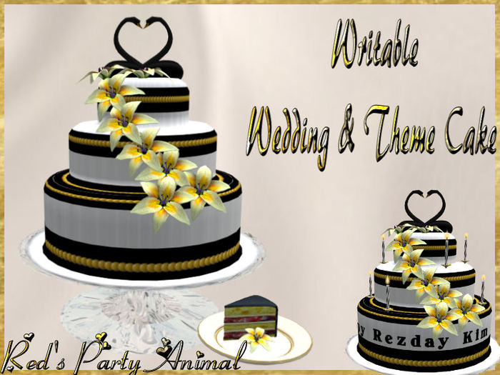 (promo Price 199)  Black Swan  Writable Birthday / Theme Wedding cake