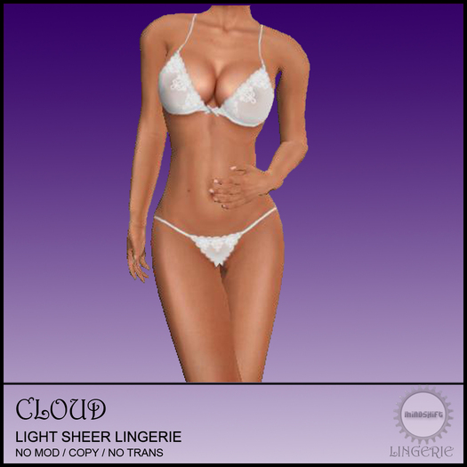 Mindshift - Light Sheer Lingerie (Cloud)