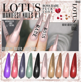 11. LOTUS. Manifest Stickers.(Nails V.1) RARE