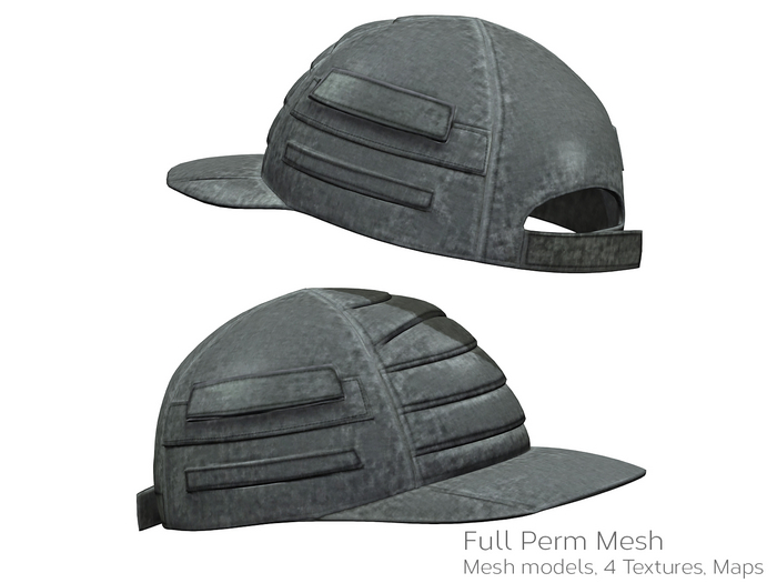 Full Perm Mesh Cap (Non-Rigged)