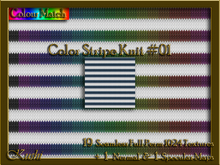 Color Stripe Knit #01 Seamless Texture Set