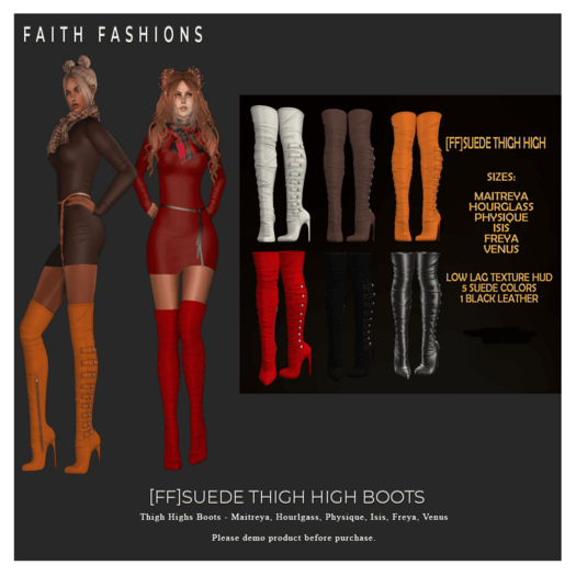 [FF]Suede Thigh High - Delivery HUD