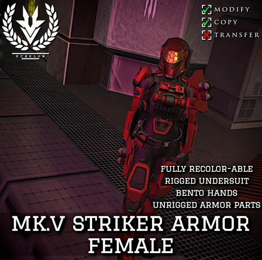 [Echelon] // Mk. V Striker Armor - Female