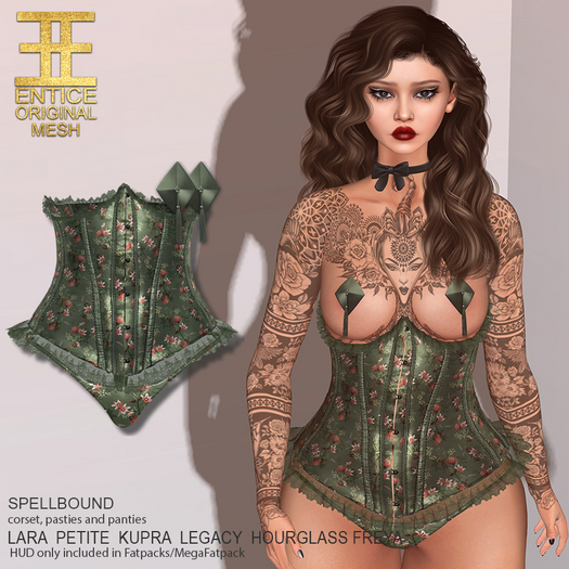 Entice - Spellbound - Floral - Green