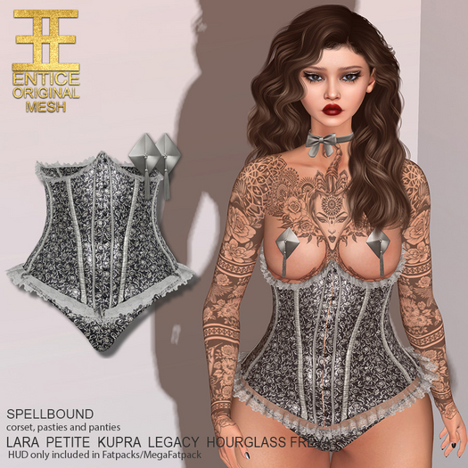 Entice - Spellbound - Floral - Silver