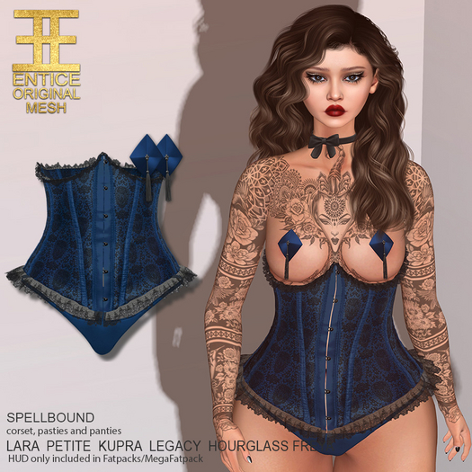 Entice - Spellbound - Skulls Dark - Navy