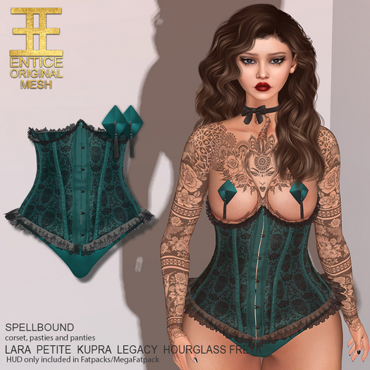 Entice - Spellbound - Skulls Dark - Teal