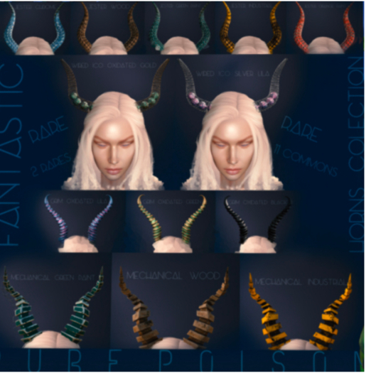 Pure Poison - Jester Horns - Green Paint