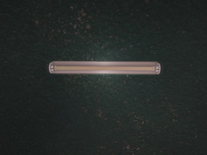 Fluorescent Shop Lamp - Broken