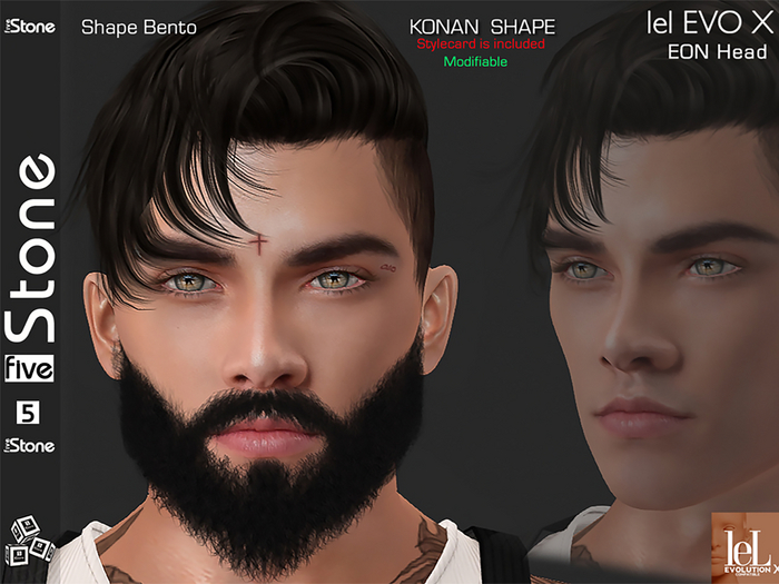 Five Stone (Lelutka EON Evo- X) KONAN Shape