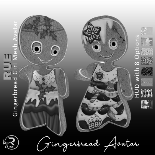 :: RUE :: Gingerbread Avatar - Boy & Girl DEMO