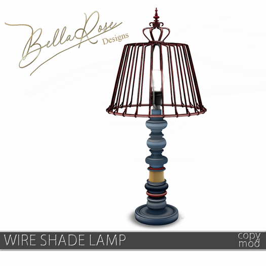 [BR] Wire Shade Lamp