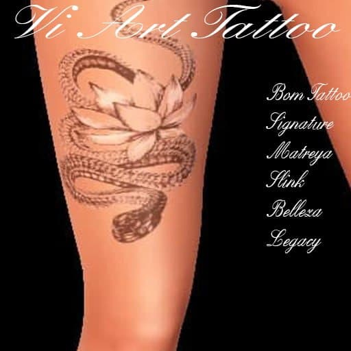 VI Tattoo BOM Femeli-snake